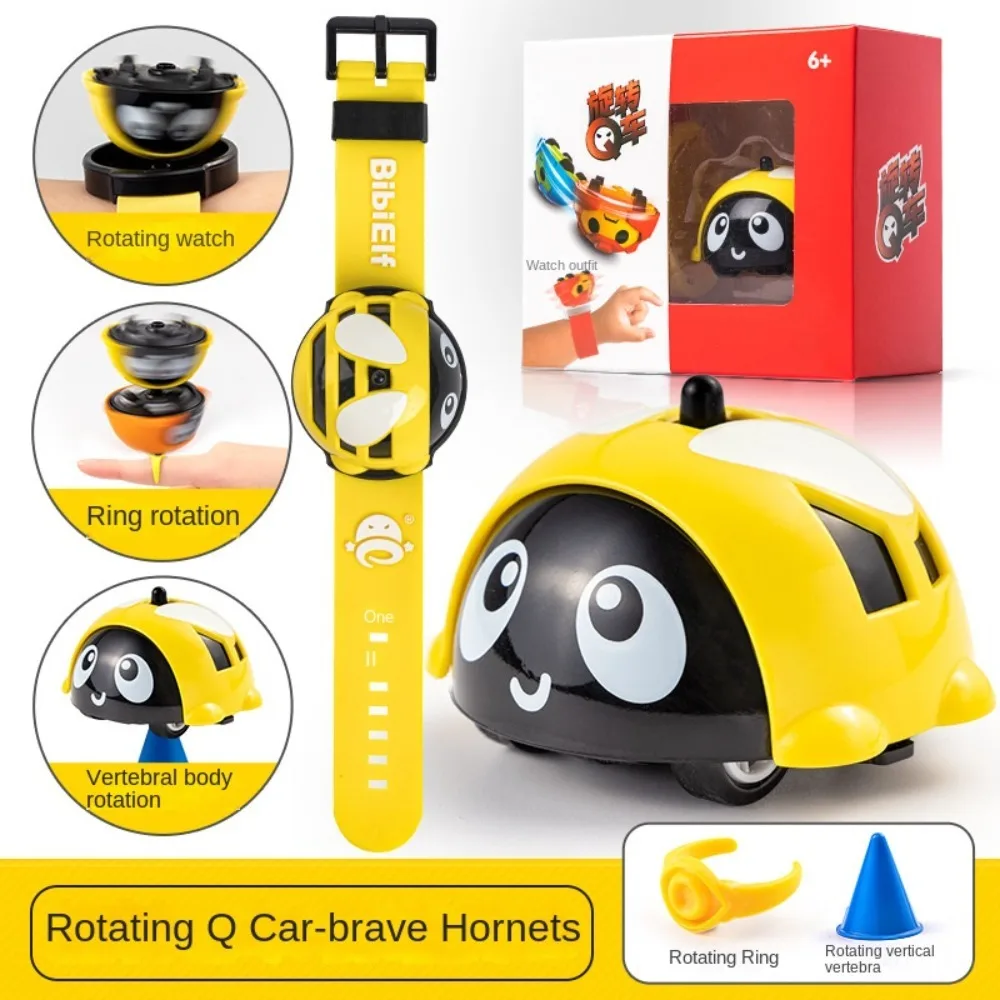 

Cartoon Hand Worn Magic Battle Car Antistress Trick Inertial Rotation Fidget Gyroscope Toy Watch Rotating Battle Function