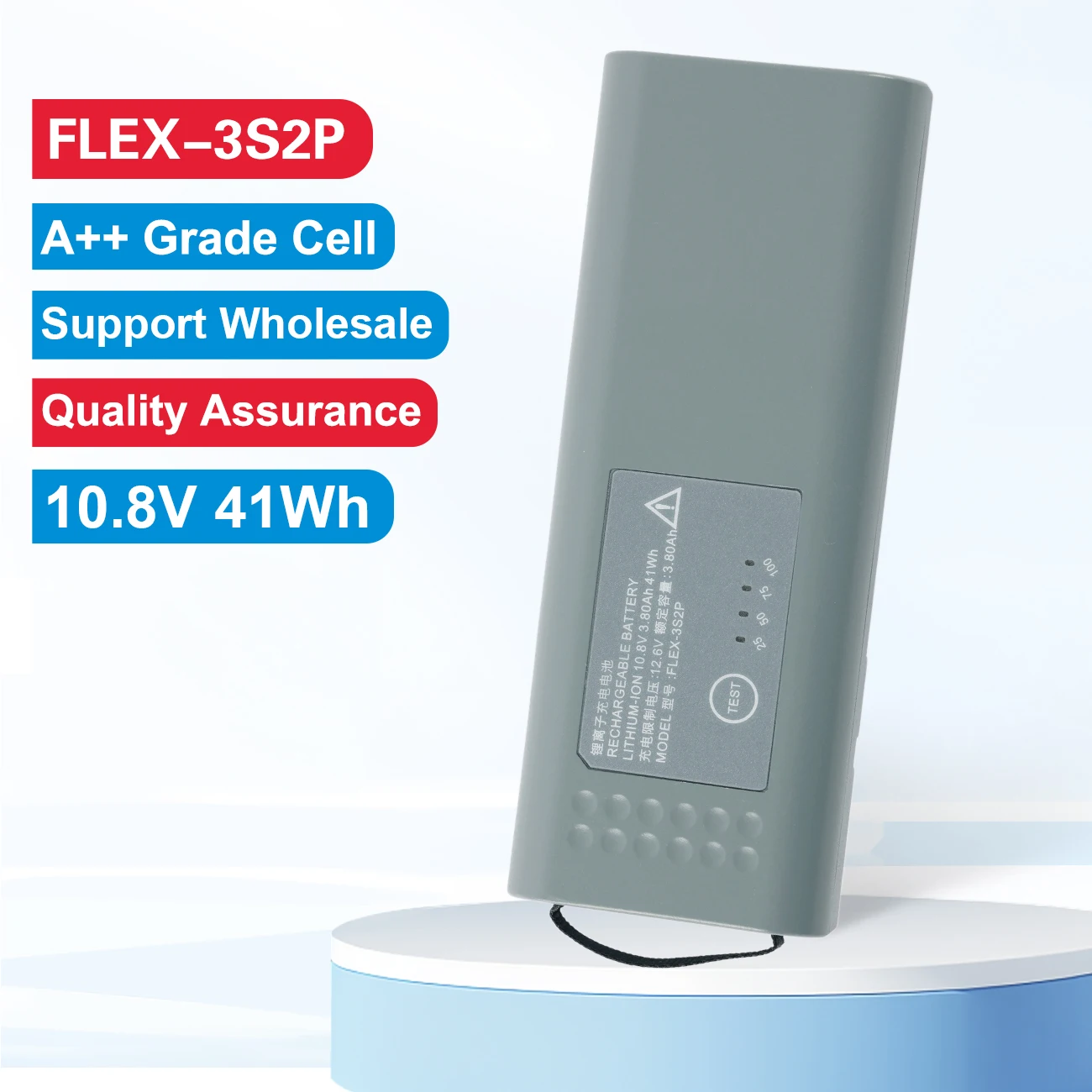 

10,8 В 3,80 Ач/41 Втч FLEX-3S2P аккумуляторная батарея для монитора здравоохранения B450 REF2062 2062895-00895-001 101818-42336