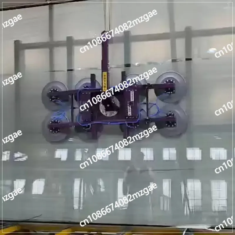 Electric glass suction cup Glass suction crane Powerful curtain wall spreader Major handling Flippable vacuum suction crane