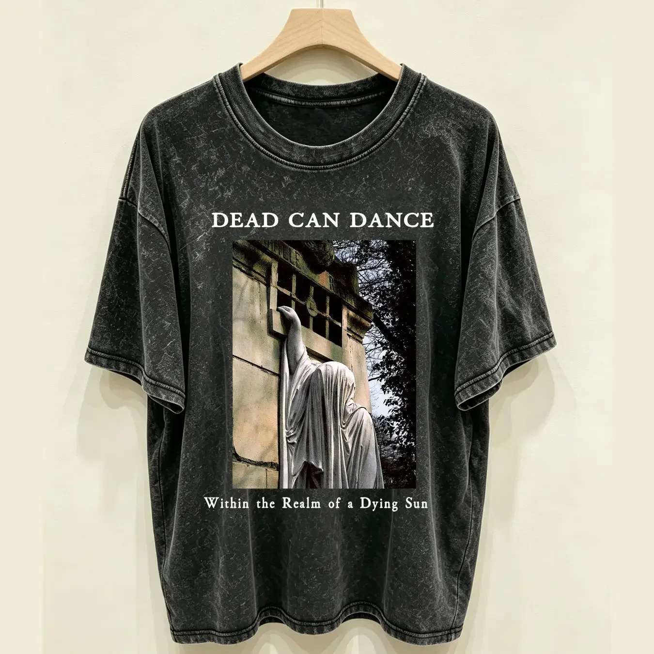 washed T Shirt DEAD CAN DANCE 100 Softer Cotton Cartoon Print vintage Washed Unisex Casual designer clothes homme graphic Soft