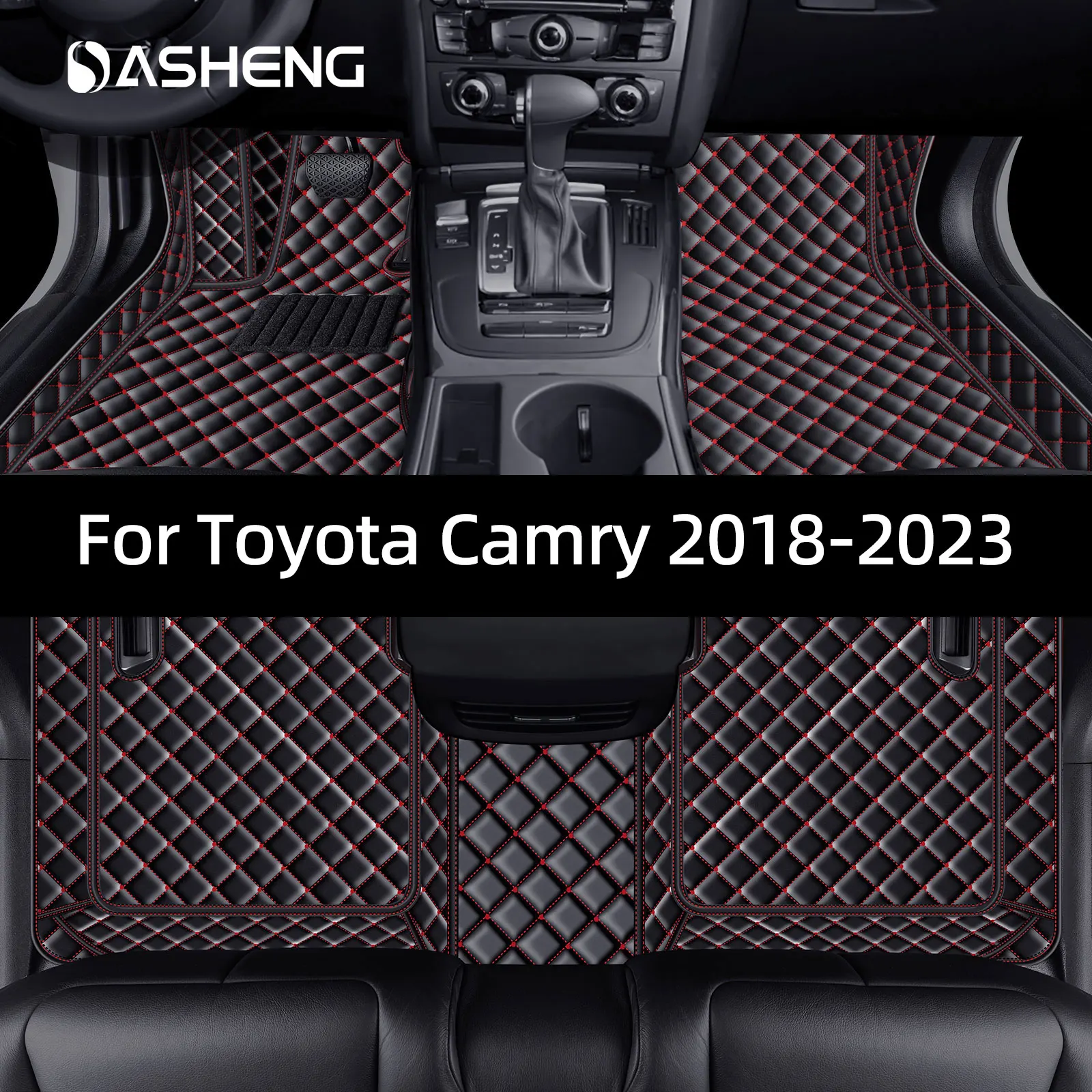 

Suitable For Toyota Camry 2018-2023 Car Floor Mat, Customizable Logo, Size Car interior Accessories Foot Mat