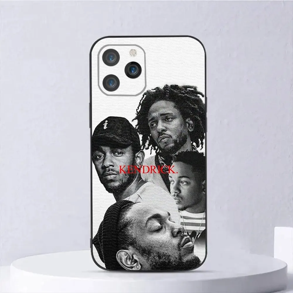 Rapper K-Kendrick Lamars Phone Case For iPhone15,14,13,12,11,Pro,Max,Plus,Mini,X,XS,XR,8,7,6,S,Plus,SE Soft Black Case