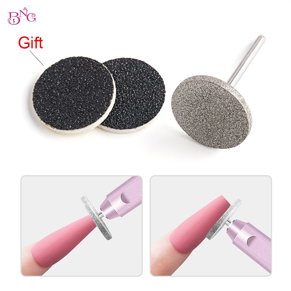 Perceuse à ongles électrique en diamant, mèches de pédicure, disque pour la fréquence des callosités de la peau, lime à pied, tige d'élimination des callosités, accessoires de salon de manucure