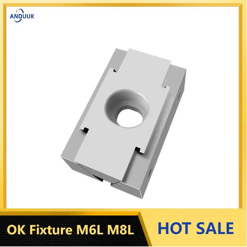 OK Fixture CNC Machining Center Multi-station Product Batch Processing Inclined Wedge Expansion Clamping Block Special-shaped So