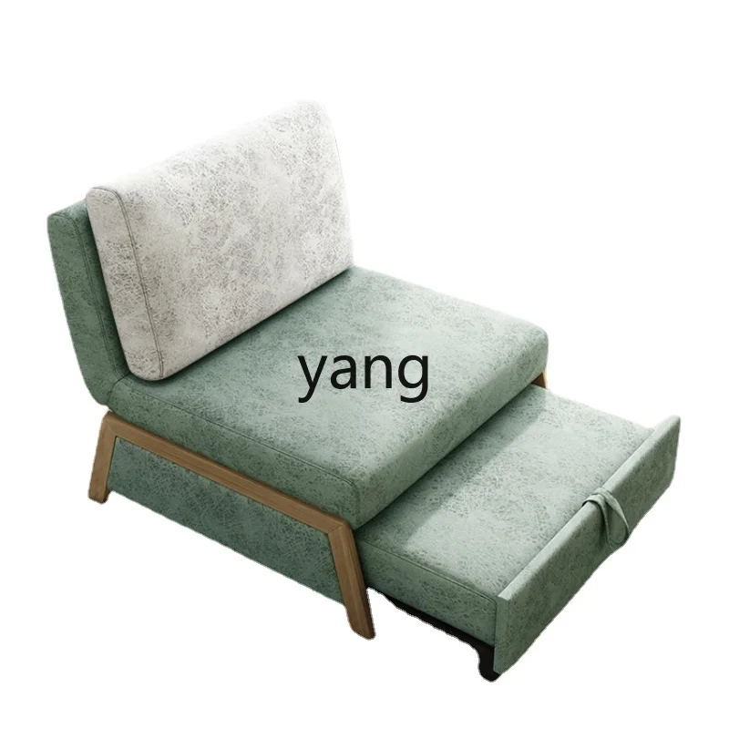 

Yjq Sofa Bed Small Apartment Foldable Dual-Purpose Study and Bedroom Balcony Multi-Functional Single Telescopic Bed