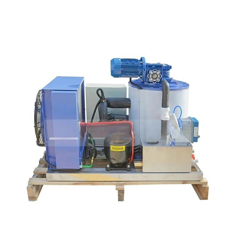Homeuse Cheap Price Commercial 0.3 Tons 300 KG Flake Ice Machine Flake Ice Maker for Vegetables Keep Fresh