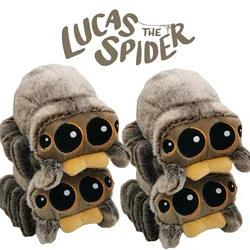 Peluche de animales suaves, juguete de araña, almohada simulada de pequeño Lucas negro, muñeca de Anime, decoración de habitació