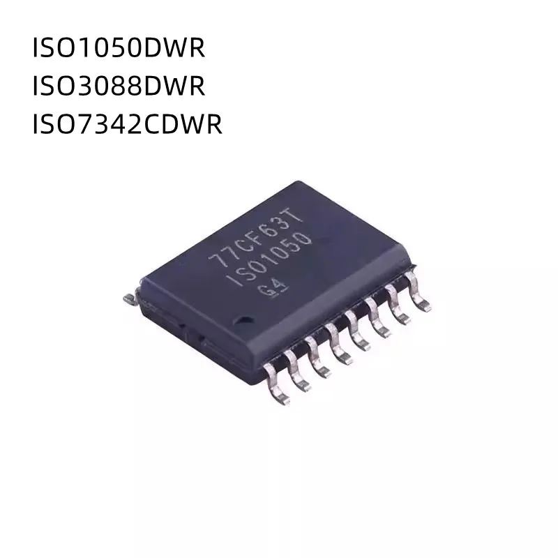 5Pcs/Lot ISO1050 ISO1050DWR IS01050 ISO3088DWR ISO3088 ISO7342C ISO7342CDWR SOP-16 New Original Semiconductor Chip
