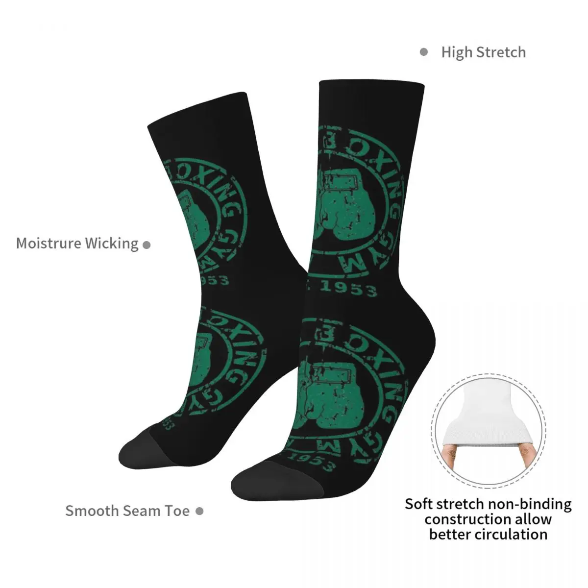 Kamogawa Essential T-Shirt Unisex Winter Socks Hiking Happy Socks Street Style Crazy Sock