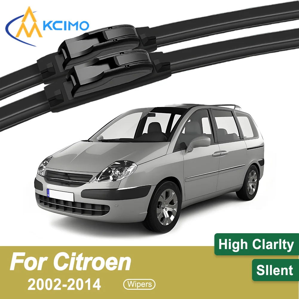 

Комплект из 2 чудовых щеток стеклоочистителя для Citroen Eurovans 2002-2014, всесезонная, прочная, тихая, бесперебойная видимость