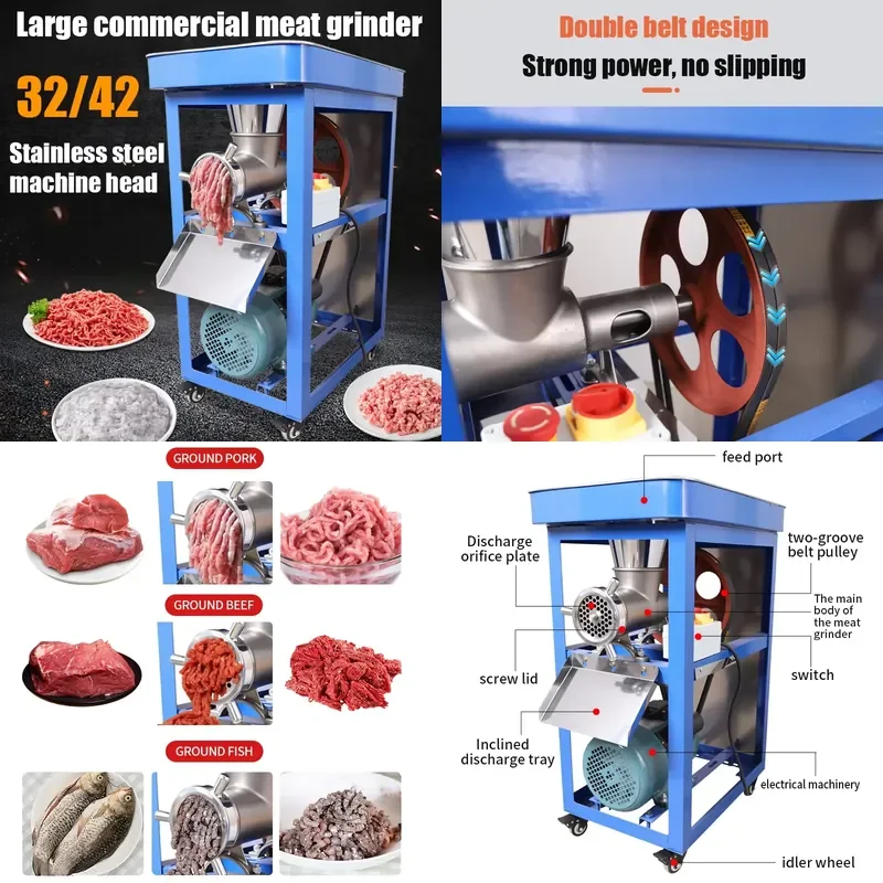 32 Electric Multi-functional Chicken and Fish Bone Crusher Efficient Beef and Mutton Meat Grinder