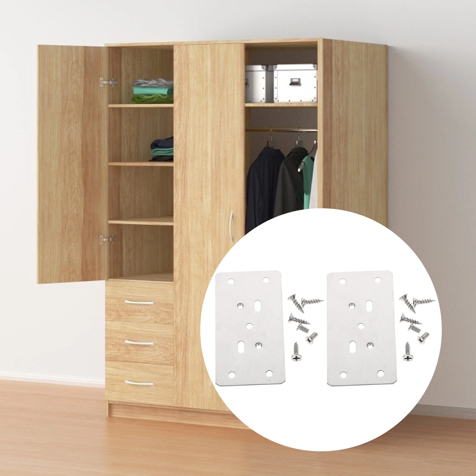 

6 шт. пластины для ремонта мебели, доска для ремонта шкафа, петли, дверные кухонные шкафы