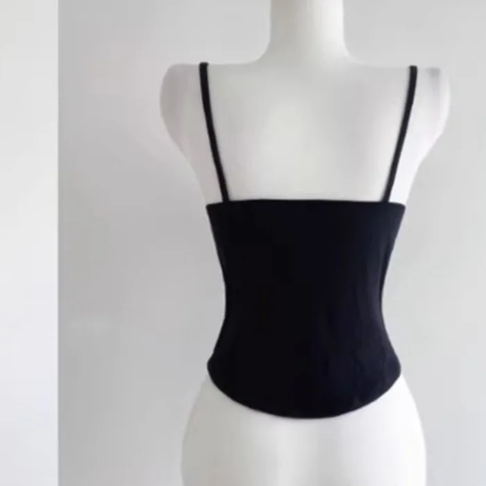 ชุดเซ็ตสองชิ้น เสื้อคลุมคาร์ดิแกนทรงเข้ารูปเอวโค้งพร้อมสายรัดรัดเอวบางเบา รุ่นเซเวนสเว สำหรับฤดูใบไม้ร่วงและฤดูหนาว ยี่ห้อ Dongda Gate เสื้อยืดแฟชั่นสำหรับผู้หญิง