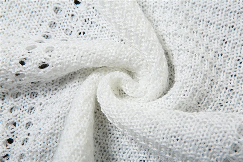 Vintage Häkel blume aushöhlen Kleid Vertuschungen schicke Frauen sexy stricken rücken freie Krawatte Mini kleid Sommer Strand Urlaub Bodycon – Detail 29