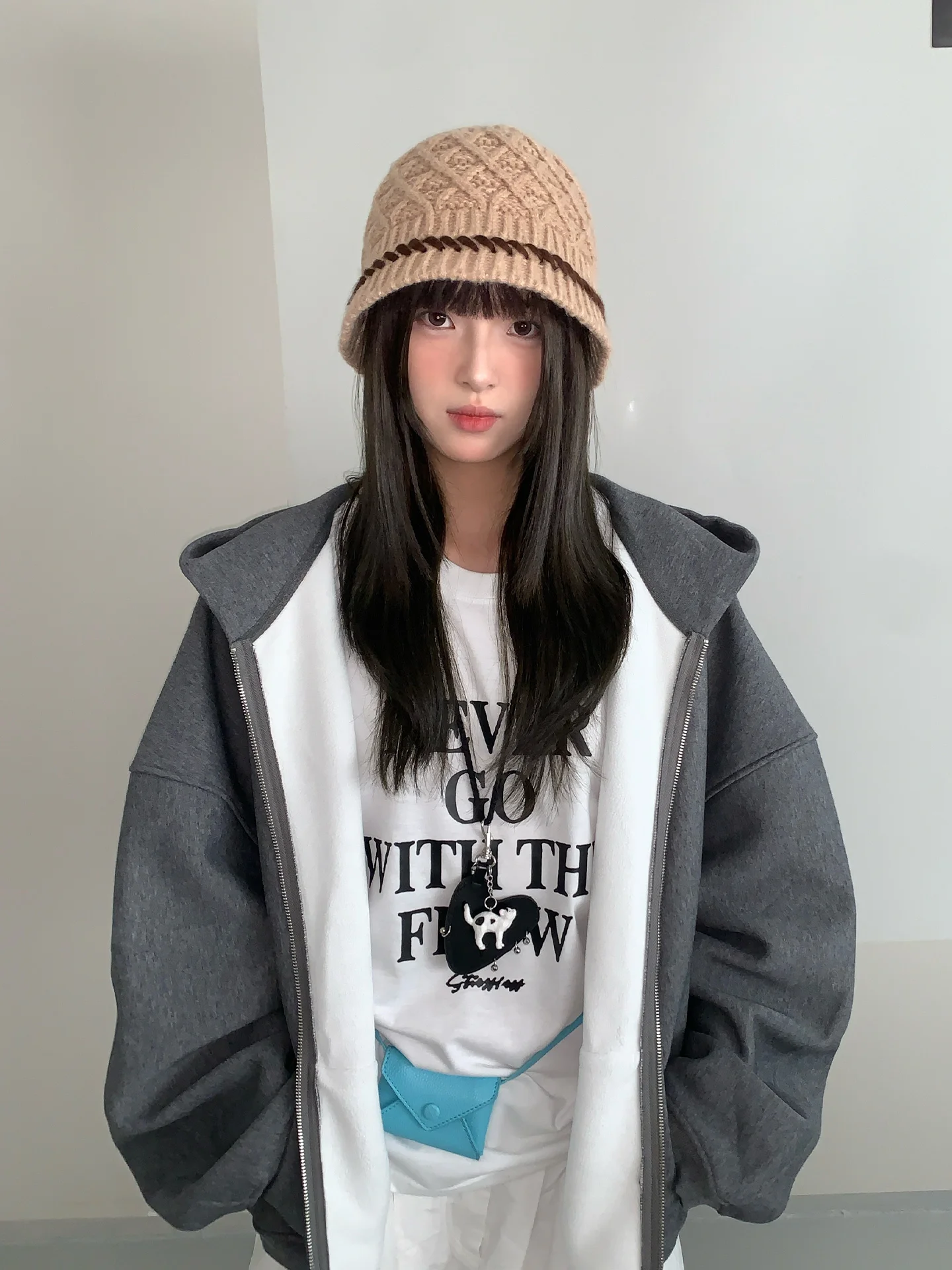 

Korean Version Of Retro Twisted Braid Knitted Fisherman's Hat For Women Autumn And Winter Versatile Bucket Hat