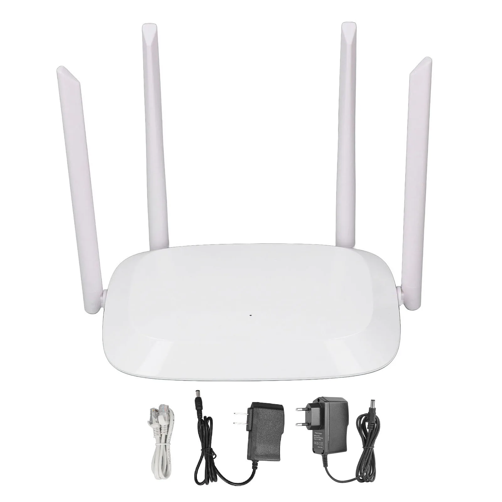 

WiFi Wireless Router 4 Antenna 300Mbps High Speed Stable Wide Coverage Home Internet Router for Gaming Web Browsing Multitasking