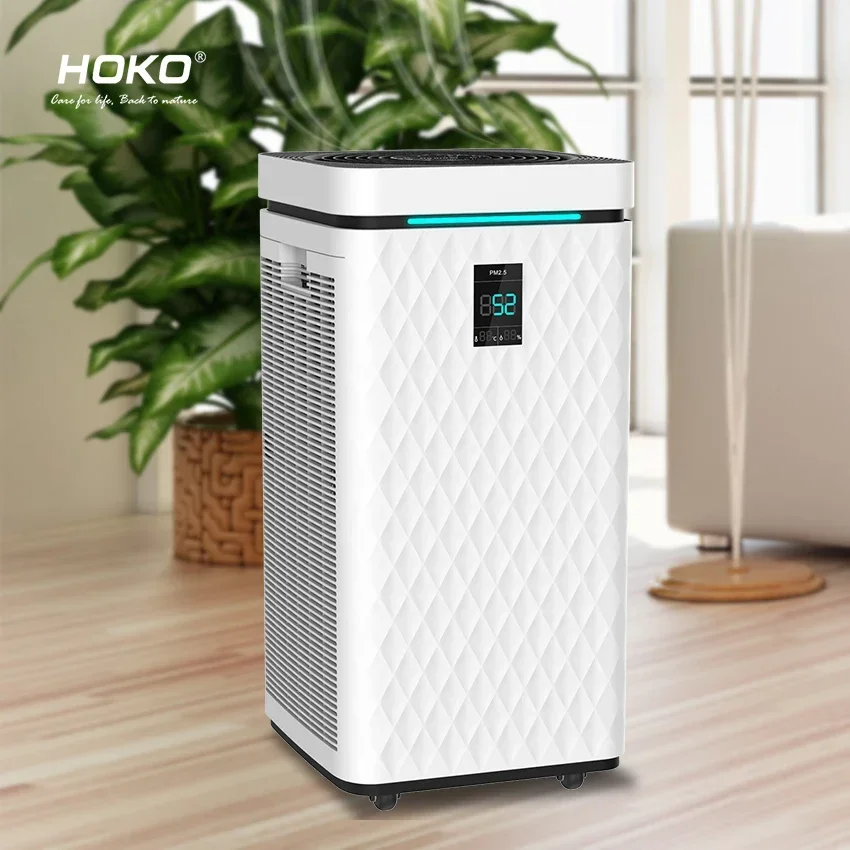 Popular Seller 5 speed wind hepa home air purifiers with wifi control