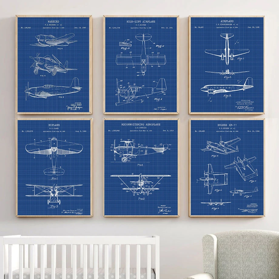 Vintage Airplane Po… - image