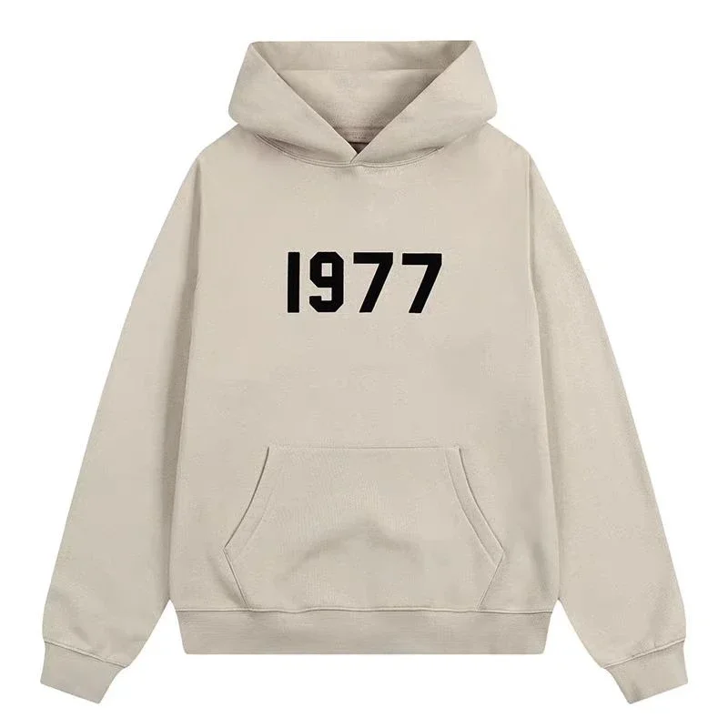 Autumn Letter Printed Hooded Fashion Trend Winter Sweatshirt Women Casual Highstreet Hoodie Luxury Brand Pullover Outwear Men