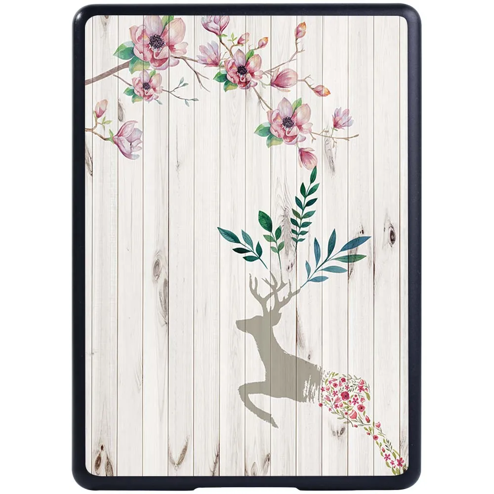 Back Cover for Kindle J9G29R 10th Generation 2019 Anti-drop Hard Tablet Case for Kindle Paperwhite 1/2/3/4 6th Gen Wood Pattern