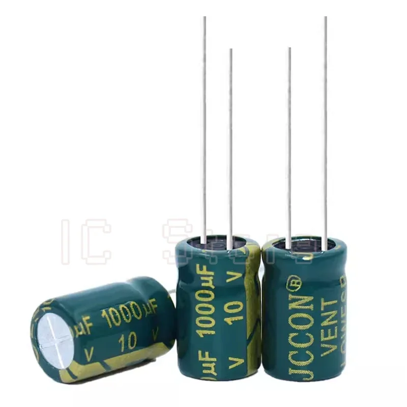 40 PCS 10 V 1000 uf Capacitor 8*12mm Capacitor de alumínio LOWESR de alta frequência 8x12mm