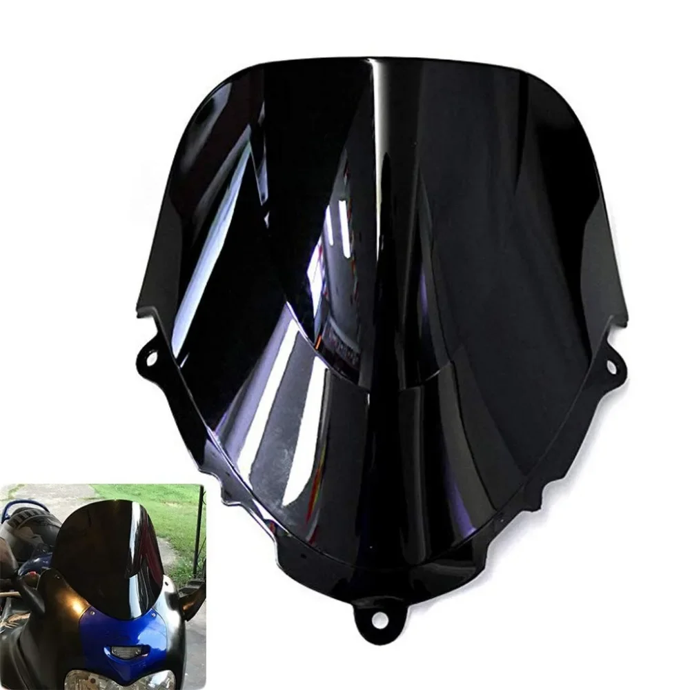 Motorcycle Windshield Windscreen Double Bubble Flyscreen Deflector Protector for Suzuki Katana GSX600F GSX750F 1998-2008