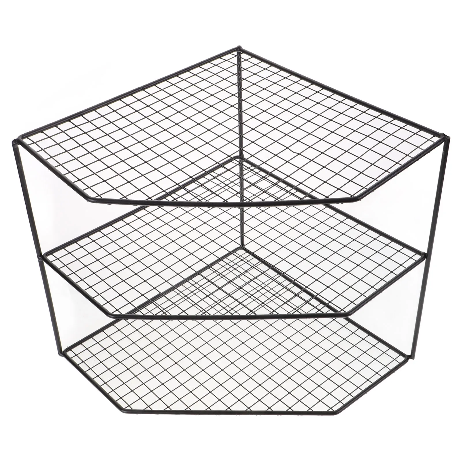 3-Tier Pot Storage Rack Kitchen Organizer Countertop Pan Holder For Pots Steam Pot Multi-Function Tiered Shelf Sink Rack