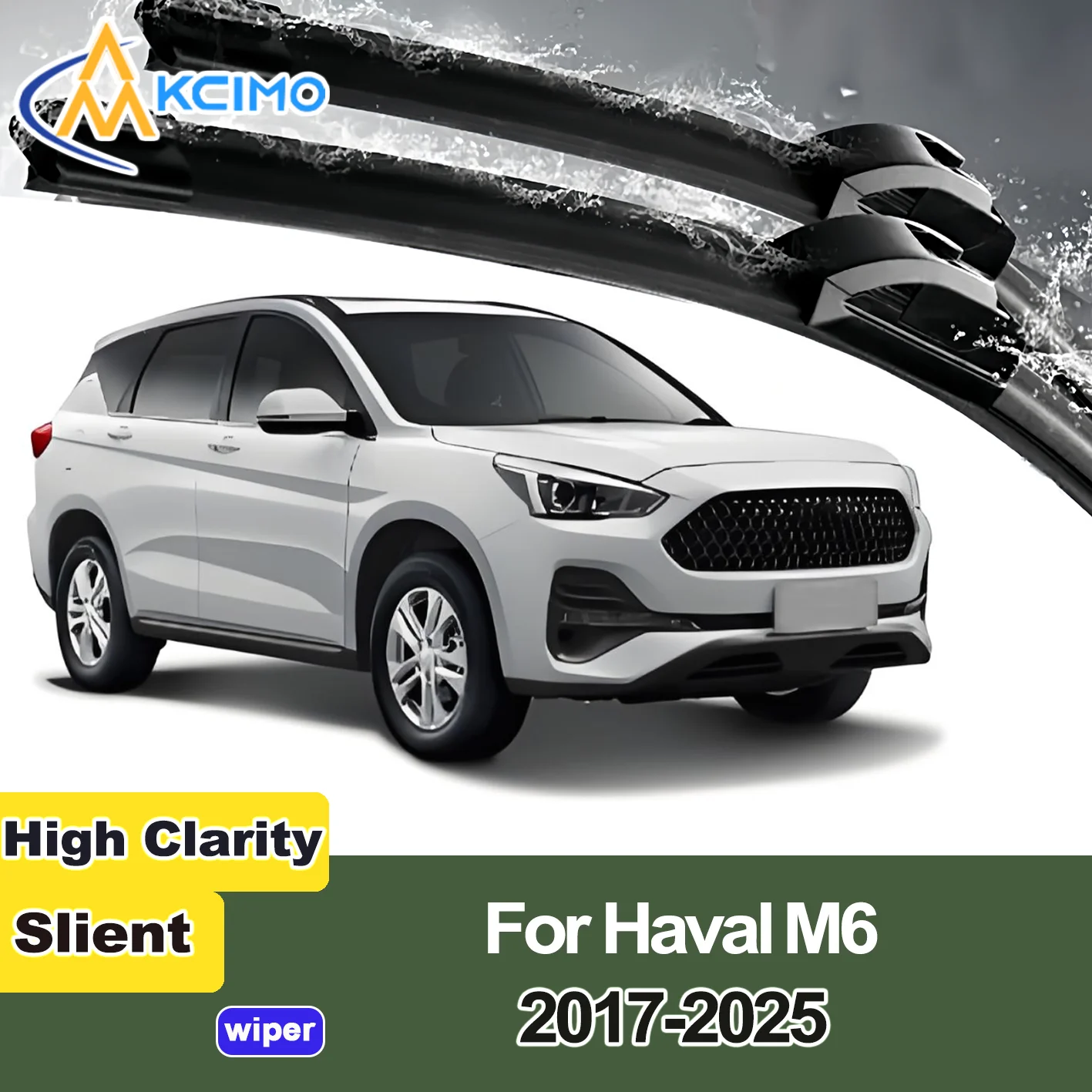 

2PCS New Front Windshield Wiper Blade for Haval M6 2017-2025 Front Windshield Auto Wipers Blade Accessories 2025 2024 2023 2022