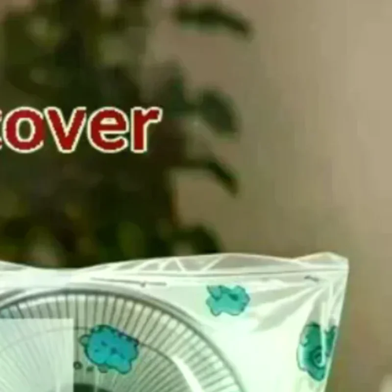Fan Dust Cover Stand Fan Cover Pedestal Fan Protector Floral Elastic Bottom Full Cover Half Cover Home Storage Protective Cover