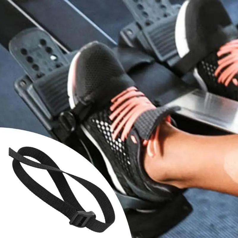 

31KC Adjustable Rowing Machine Foot Strap Replacement Reusable Fitness Foot Strap Foot Fixed Strap for Fitness Home Sports