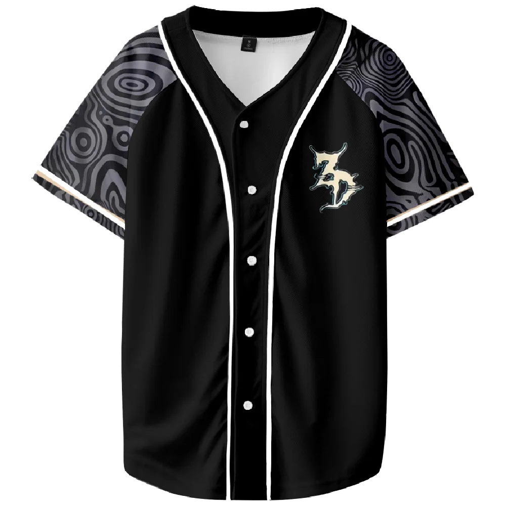 Zeds Dead Merch Baseball Jersey Harajuku Thin button Baseball Uniform Baseball Jersey Fro EDM Style11