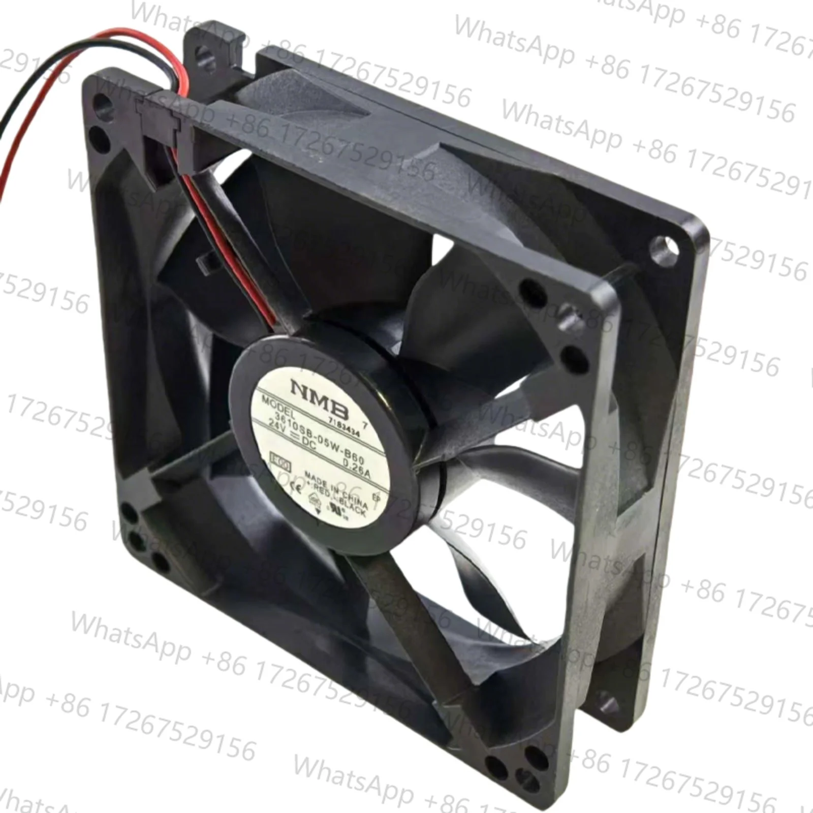new for NMB 3610SB-05W-B60 92x92x25mm DC24V Cooling Fan for Inverter, Industrial Equipment, Ball Bearing, Quiet Operation