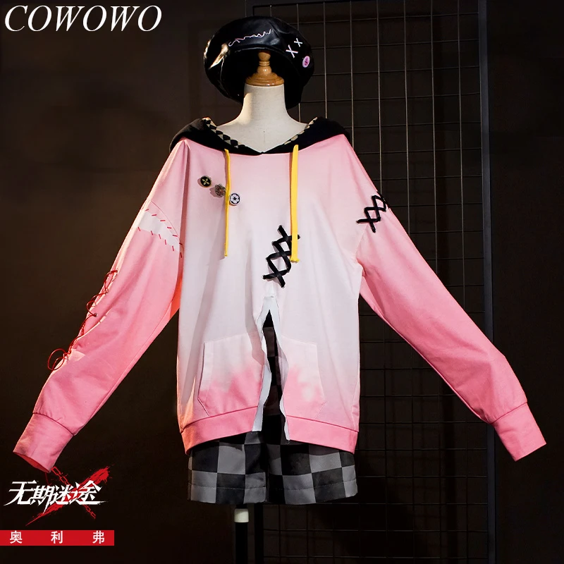 

COWOWO Anime! Path To Nowhere Oliver Game Suit Lovely Hoodie Daily Clothing Uniform Cosplay Costume Halloween Party Outfit Women