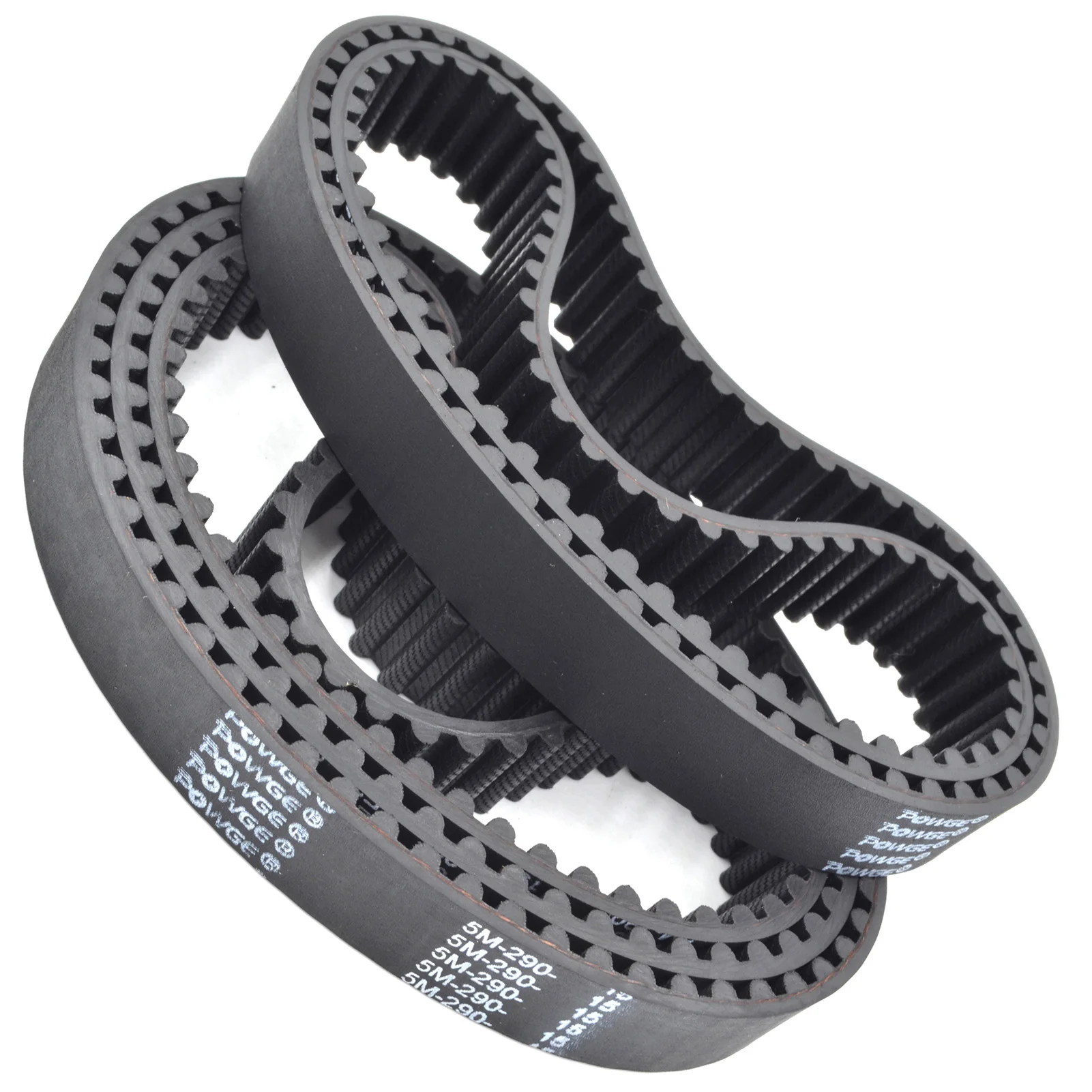 POWGE HTD 5M Timing belt Lp=250 255 260 265 270 275 280 285 290 295 300 305 310 315 320 325 330 335 Width 9-30mm HTD5M Rubber