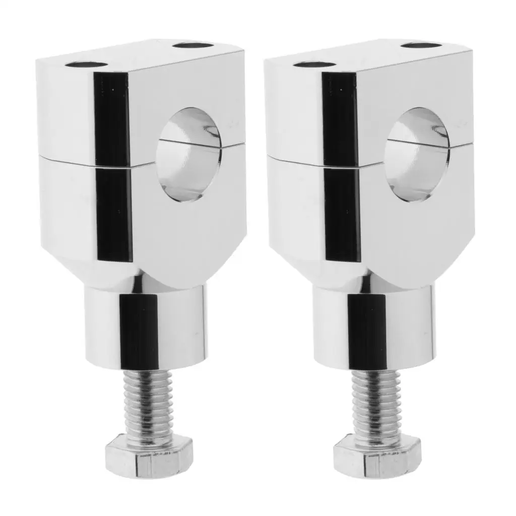 Aluminum Handlebar Riser Clamp 22mm 25mm Rustproof Levers Set for Honda VTX Suzuki Marauder Custom