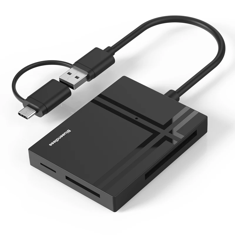 hit productUSB C Hub with Card Reader 5 In 1 USB 3.0 USB-C SD TF CF XD MS Memory Card Reader Adapter Hub Dock Suppliers