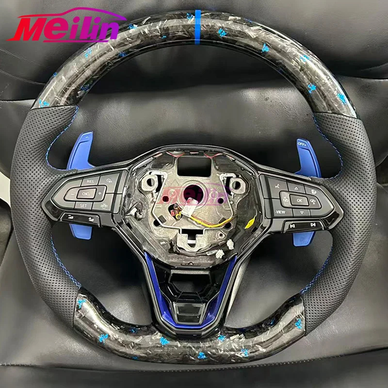 Geschikt voor Volkswagen Golf 8 R GTI MK8, automatische en gesmede carbon fiber stuurwiel auto-accessoires