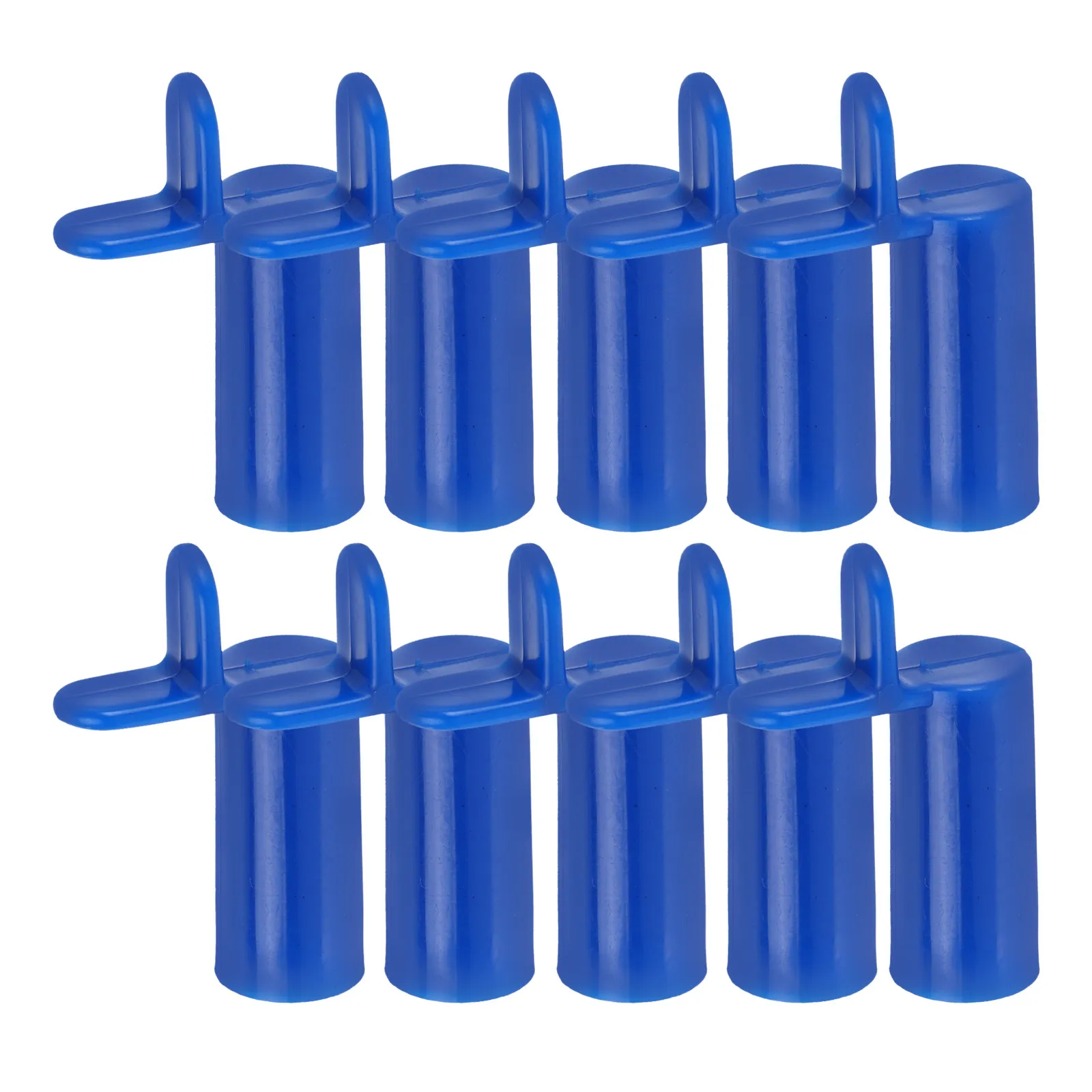 

10Pcs Billiards Cue Rack End Caps Replacement Plastic Cue Holder for Pool Table Snooker Pole Rack Billiard Bridge Head Pool
