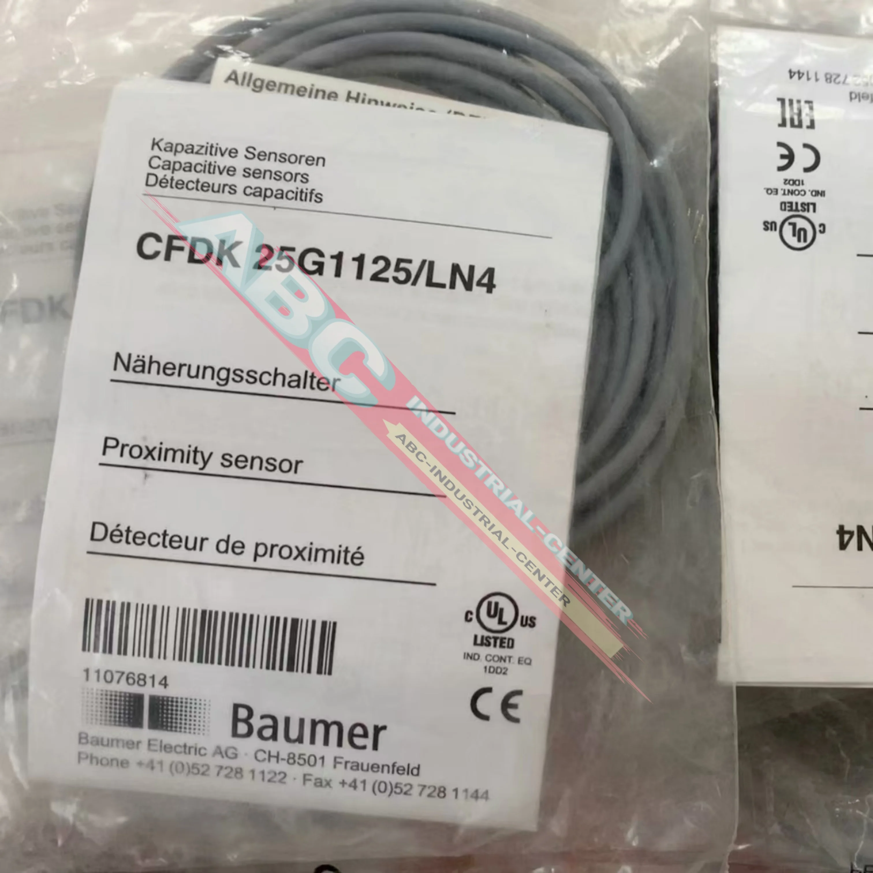 

Новый оригинальный индуктивный бесконтактный переключатель CFDK-25G1125-LN4 IR08.P06S-11148770