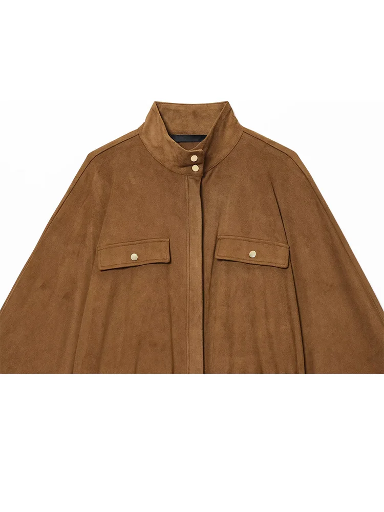 HH – chemises amples à lacets et col montant pour femmes, manches longues, boutons, poches à taille élastique, pantalon à jambes larges, ensemble 2 pièces solide, automne