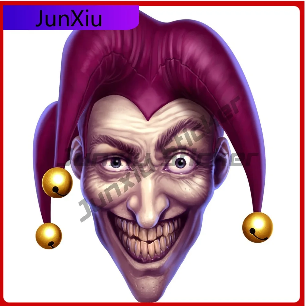 

Scary Joker Sticker Anti Scratch Vinyl Decals Camping Car Cover Suv Bumper Waterproof Outdoor Rv Decal Refit Stickers Accessorie