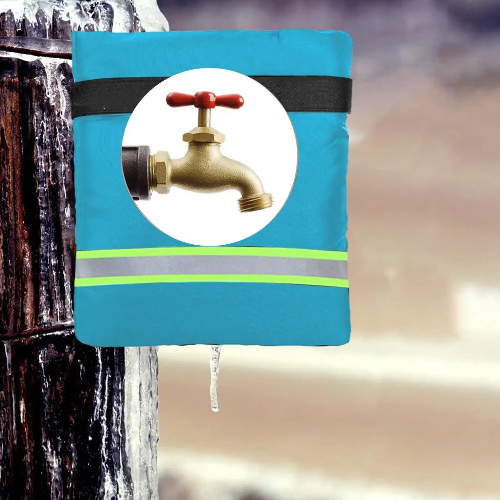 Outdoor Faucet Cover Sock Tap Cover Spigot Insulation for Garden Lawn Home