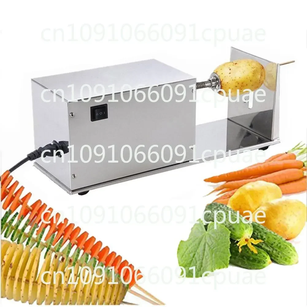 Steel Potato Tower Machine Commercial Household Kitchen Equipment Potato Tower Quick Slicer Cyclone Potato Chip Machine Export