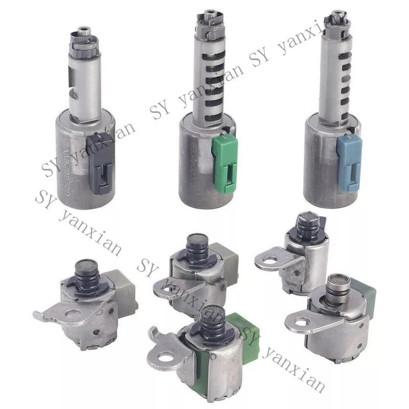 SY+ Set of 8 Transmission Solenoids Kit For AW55-50SN AW55-51SN AF33-5 AW235 RE5F22A