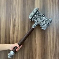 1:1 War Beast Ghost Hammer Cosplay Prop Weapon Role Playing Movie Game Anime Cos Ghost Hammer Safety PU Model 54cm