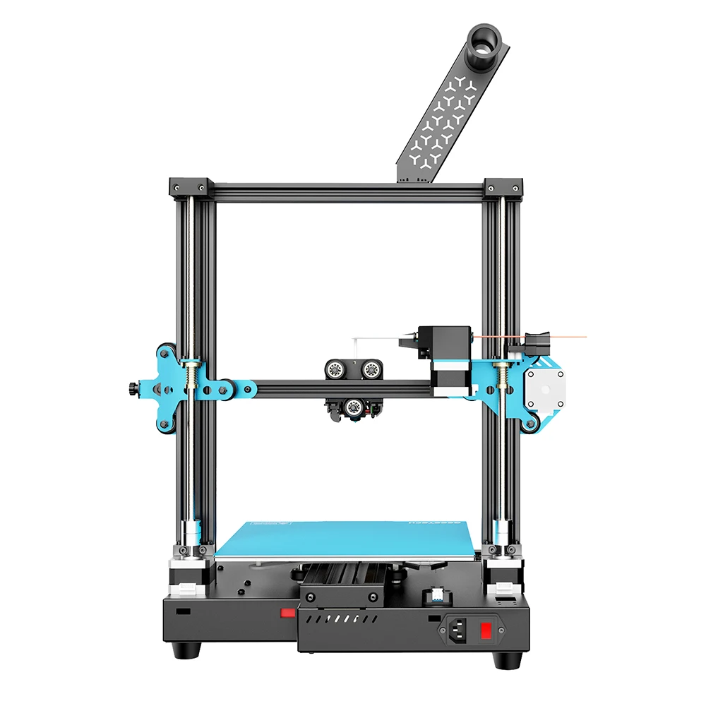 Geeetech-impresora 3D Mizar S FDM, dispositivo BMG de doble unidad con pantalla táctil mejorada, tamaño de impresión de alta precisión 255x255x260mm