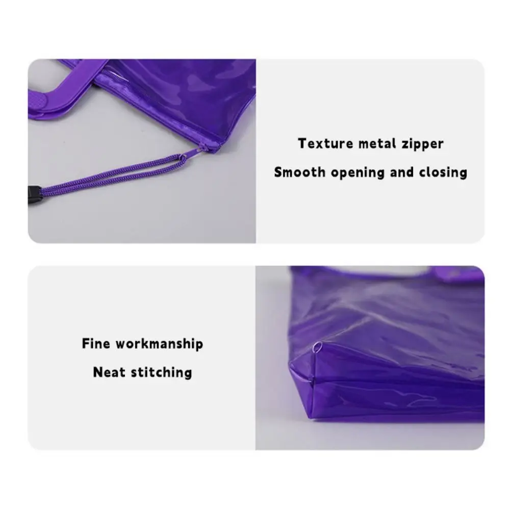 

Portable PVC Storage Bag Waterproof Large Capacity Portable Envelope Folder Handheld File Bag Gift
