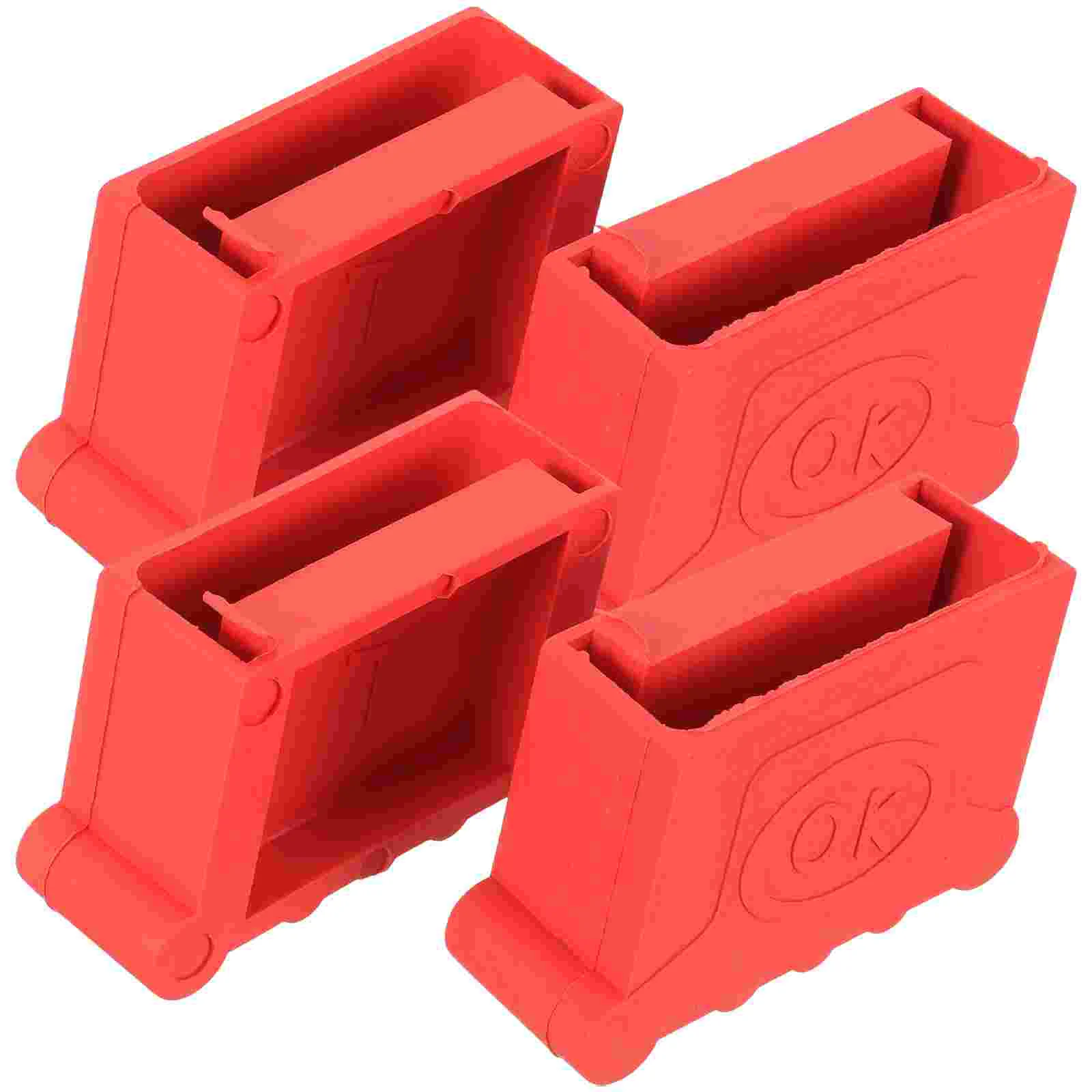 4 Pcs Foot Cover Telescopic Ladders Adjustable Rubber Pool Retractable Stairs Pads