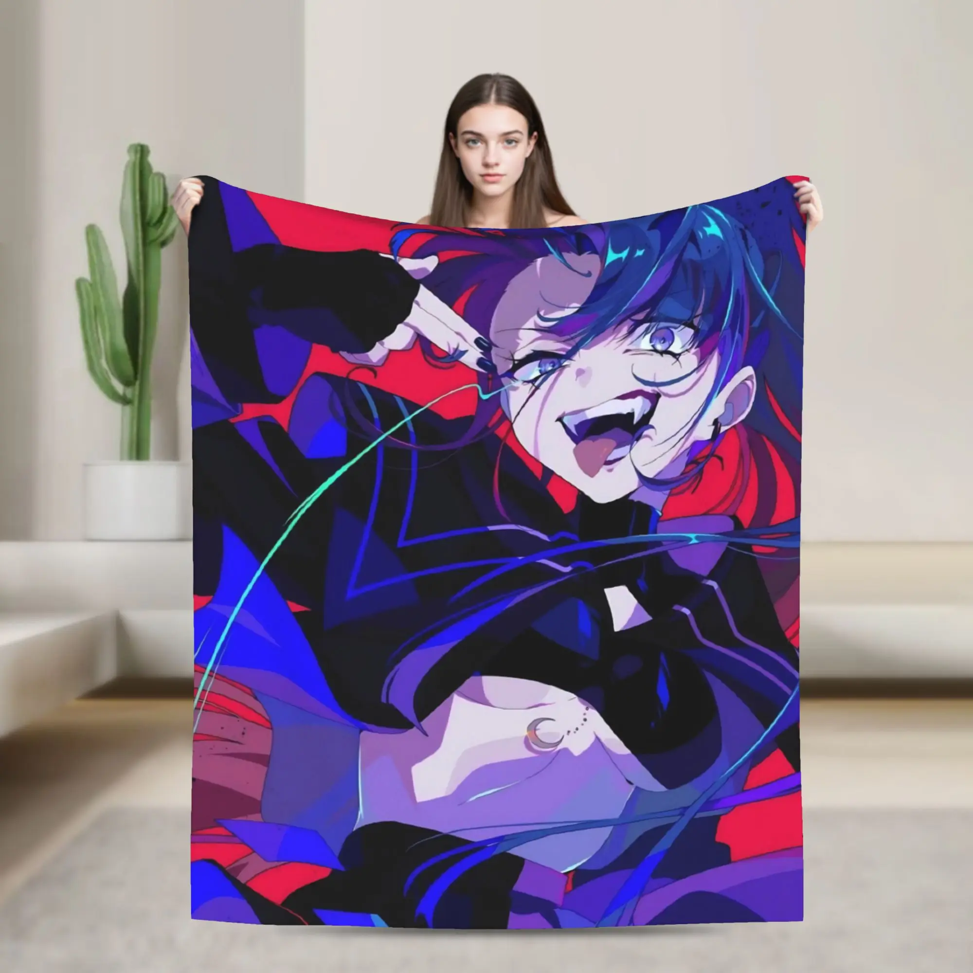 Jpop Singer Ado Blankets  Flannel Awesome Warm Throw Blanket for Bedding Lounge Decoration