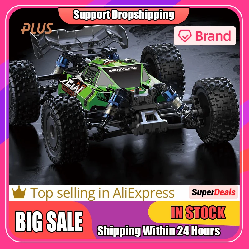 

KF13 Remote Control Car 1/16 Brushless 4WD Racing Car 70KM/H High Speed Electric Off-Road Remote Control Truck For Gifts